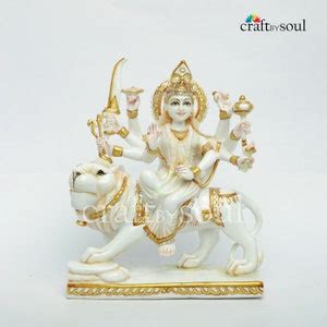 Maa Durga Statue29 Cm Resin Bengali Devi For House Goddess Etsy UK