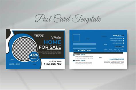 Real Estate Postcard Template Design 20642977 Vector Art at Vecteezy