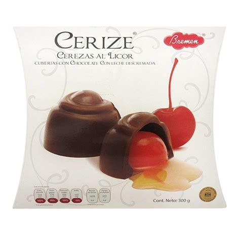 Cerezas Al Licor Bremen Cerize Cubiertas Con Chocolate Con Leche