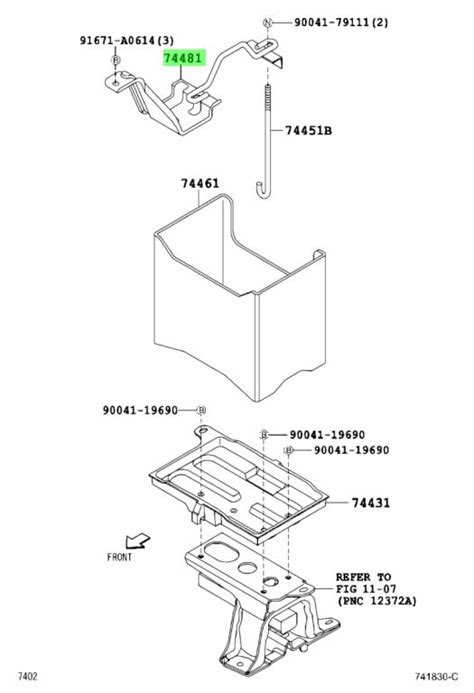 Buy Genuine Toyota B B Clamp Battery Hold Down