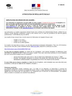 Attestation De R Gularit Fiscale Impots Gouv Fr Attestation De R