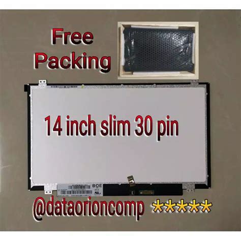 Jual LED LCD Layar Screen Laptop 14 Inch 30 Pin Slim Tipis Untuk Laptop