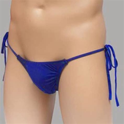 Njude Mens Sexy Thongs Solid G Strings Underwear Ice Silk Sexy Gay Sissy Tanga Hombre Jockstrap