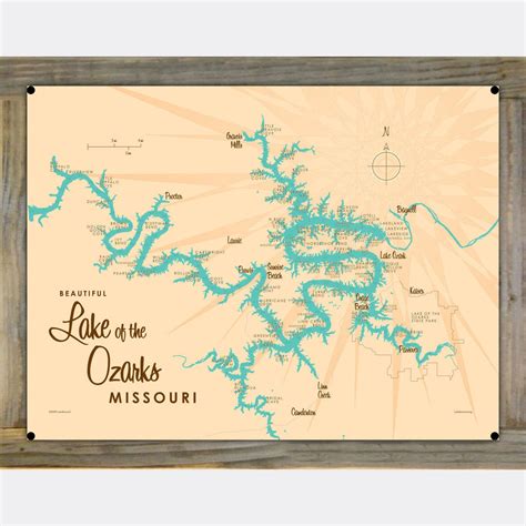 Map Of Central Missouri Ozarks