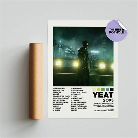 Yeat Posters Poster Album Cover Poster Poster Print Wall Art