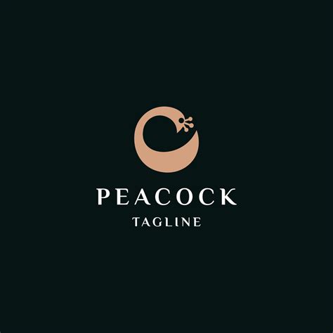 Peacock Logo Design Template Flat Vector 20250275 Vector Art At Vecteezy