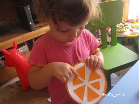 4kid's_smile: Orange craft, Fruity project