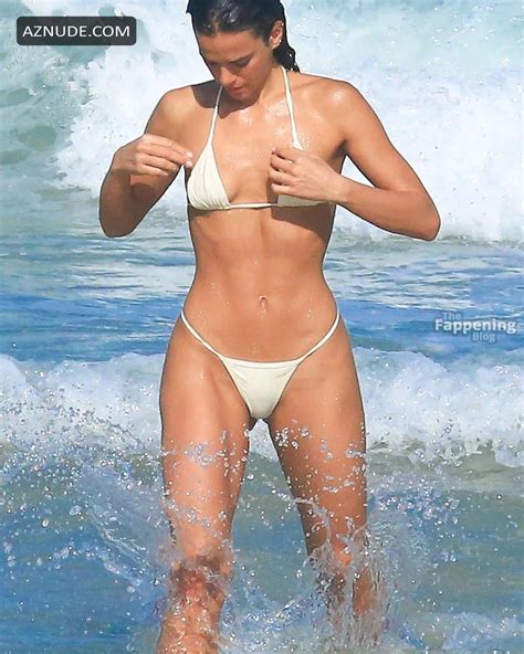 Bruna Marquezine Sexy Spotted Flaunting Her Gorgeous Bikini Body Wearing A Skimpy White Bikini