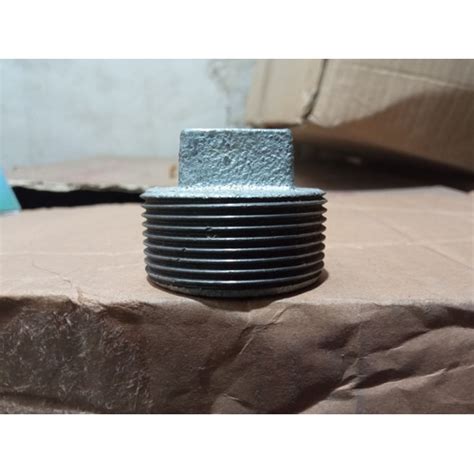 Jual Plug Besi 2 Inch Flug Pvc Flug Drat Luar Tutup Pipa Air Penutup