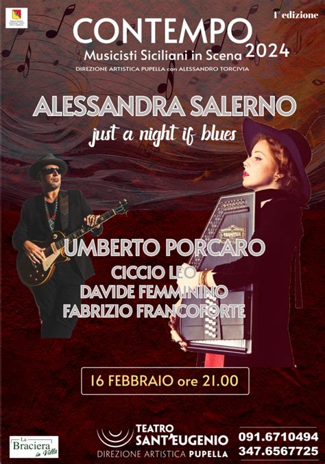 Alessandra Salerno Just A Night If Blues Teatro Sant Eugenio