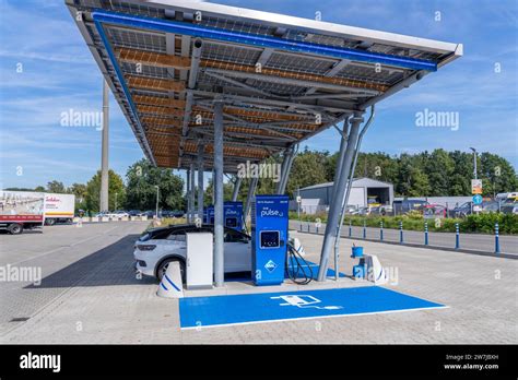 Aral Pulse E Charging Station On The A Motorway Rees Junction In