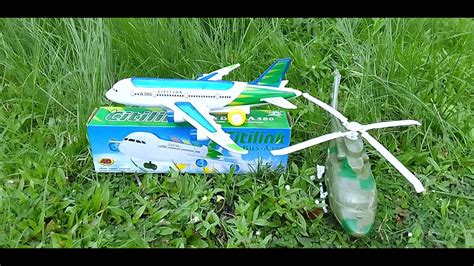 Unboxing Pesawat Terbang Citilink Helicopter Militer YouTube