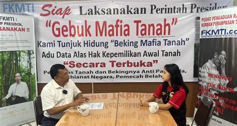 Kate Lim Siap Bela Ketua Fkmt Yang Jadi Korban Mafia Tanah Minta