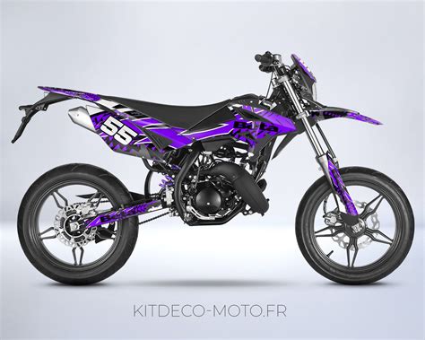 Kit déco Beta 50 Eclair Violet 2011 2020 Boutique Kit Déco Moto