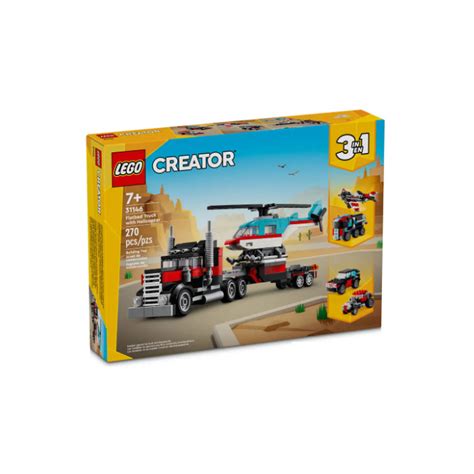 Lego Flatbed Truck With Helicopter Set 31146 Packaging Brick Owl Lego Marketplace