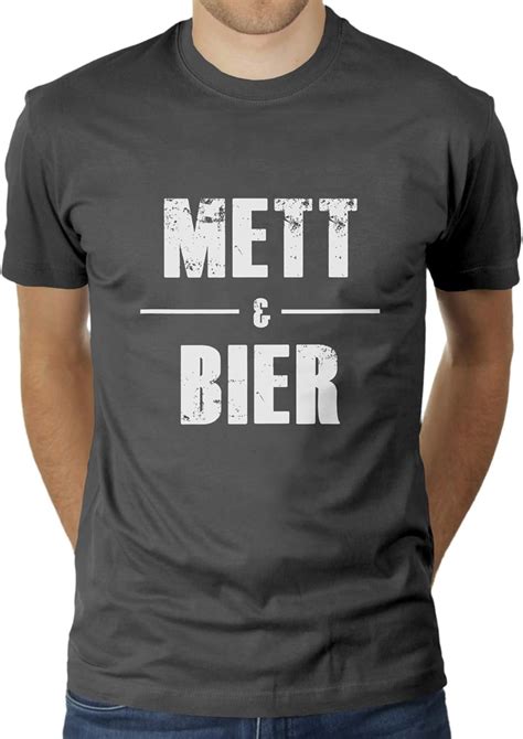 Mett Bier Herren T Shirt Von Katerlikoli Amazon De Fashion