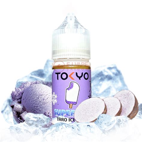 Tinh dầu TOKYO Super Cool Taro Ice Cream Saltnic 30ml kem khoai môn