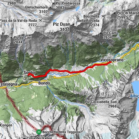 Via Bregaglia Etappe Vicosoprano Soglio Bergfex Wanderung