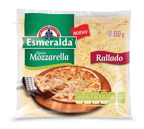 Queso Mozzarella Esmeralda Rallado G Mercadolibre