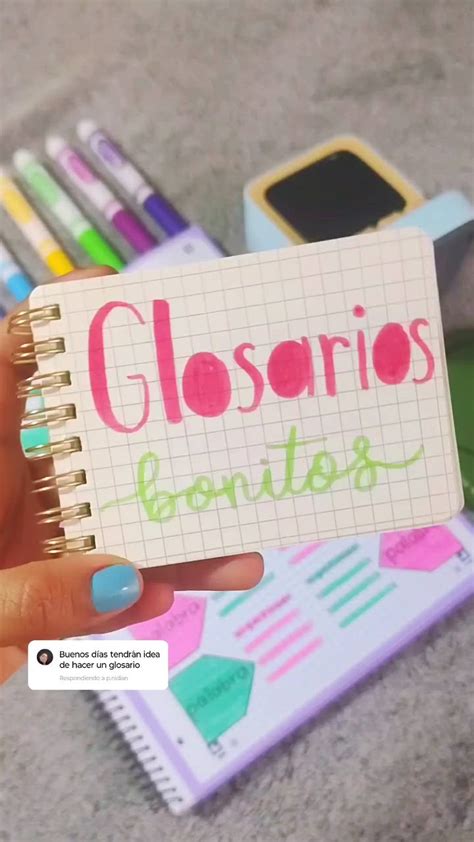 Melijaznotes On Instagram Glosarios Creativos Y Bonitos Hola Les