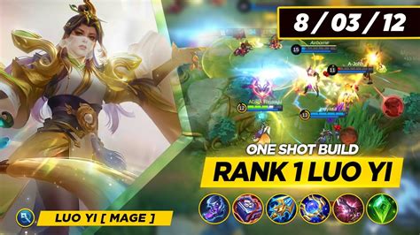 LUO YI BEST ONE SHOT BUILD 2023 TUTORIAL BRUTAL DAMAGE BEST BUILD AND