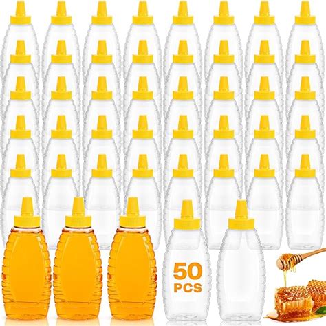 Amazon Nitial Pcs Plastic Honey Containers Honey Bottles With