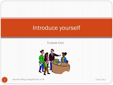 Introduce Yourself Powerpoint Template Free