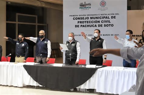 Instalan En Pachuca Consejo Municipal De Protecci N Civil