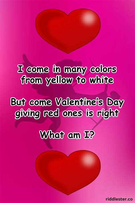 Valentines Day Riddles Valentine Riddles Valentines Day Jokes