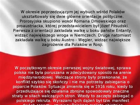 Prezentacja 11 listopada narodowe święto niepodległości Świat prezentacji