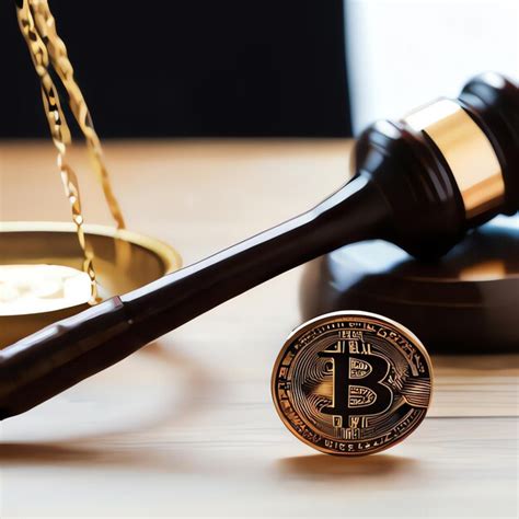 Premium Photo Bitcoin Adoptiongavel And Crypto Concept Crypto Legal