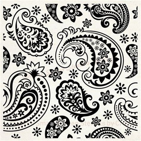 A Blue And White Paisley Pattern