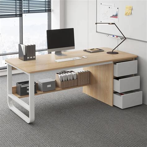 minimalist office desk  screen partition maoters office furniture