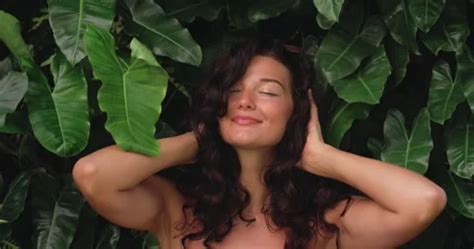 Playful Brunette Woman Blowing A Kiss Su Stock Video Pond5