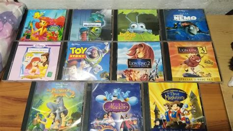 Disney Movies Vcds Disney Princesses Pixar Aladin Lion King Etc