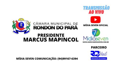 Reuni O Ordin Ria Da C Mara Municipal De Rondon Do Par Pa