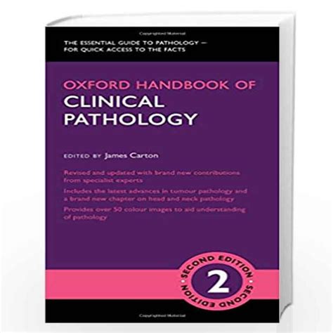 Oxford Handbook Of Clinical Pathology Oxford Medical Handbooks By James Carton Buy Online