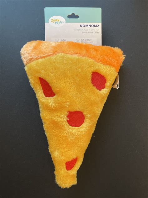 Zippypaws Squeakie Emojiz Squeaky Plush Dog Toy Pizza Slice For Sale