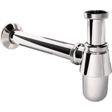 Sanitop wingenroth Bouteille Siphon Évier 22510 6 Métal Chrome 1 1 102