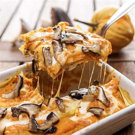 Lasagna Di Zucca E Funghi Light Basilico Secco