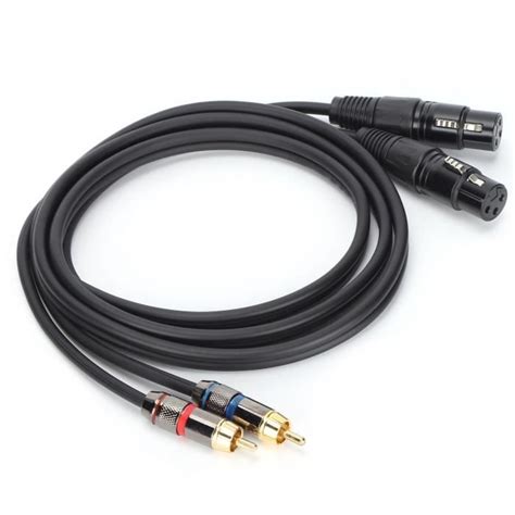 Cble Xlr Femelle Vers Dual St R O Qualit Sup Rieure Cdiscount Tv