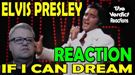 Elvis Presley Reaction If I Can Dream 68 Comeback Special YouTube