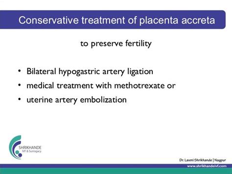 Presentation On Adherent Placenta By Dr Laxmi Shrikhande