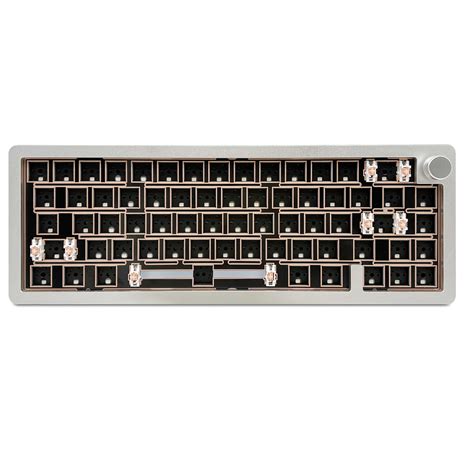 Boyi Gmk Aluminum Alloy Keyboard Kit Hot Swappable Bt G Type C Tri Mode Wireless Cnc