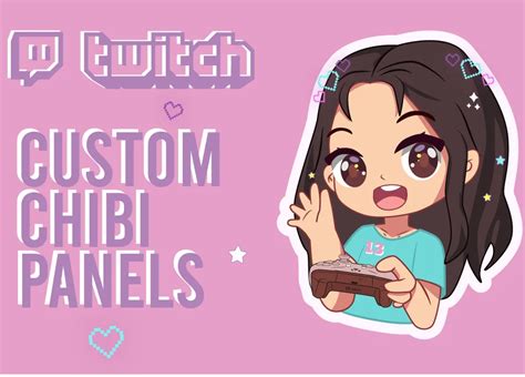 Custom Chibi Panels For Twitch Personalized Twitch Gaming Setup