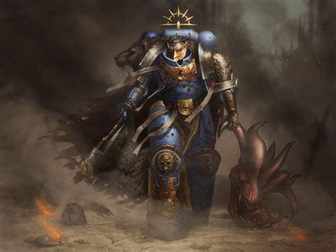 Warhammer 40k Artwork — Ultramarines Honour Guard By