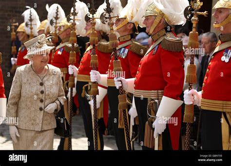 Queen attends Gentlemen at Arms parade Stock Photo - Alamy