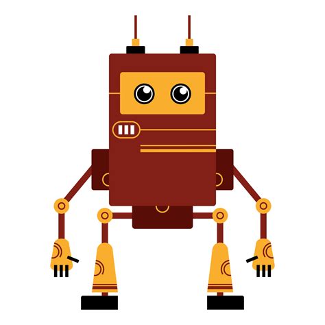 Lindo Robot En Diseño De Ilustración Dibujado A Mano 11029736 Png