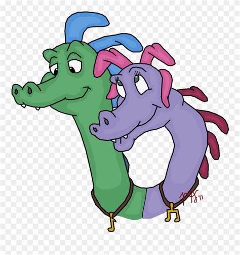 Zak And Wheezie By - Dragon Tales Wheezie Clipart (#1480469) - PinClipart