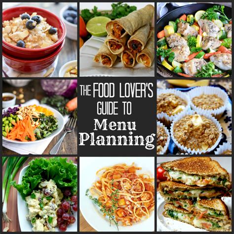 Food Lover S Guide To Menu Planning